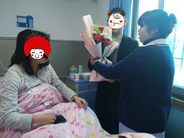 我院住院部为成都保胎“准妈妈”过生日